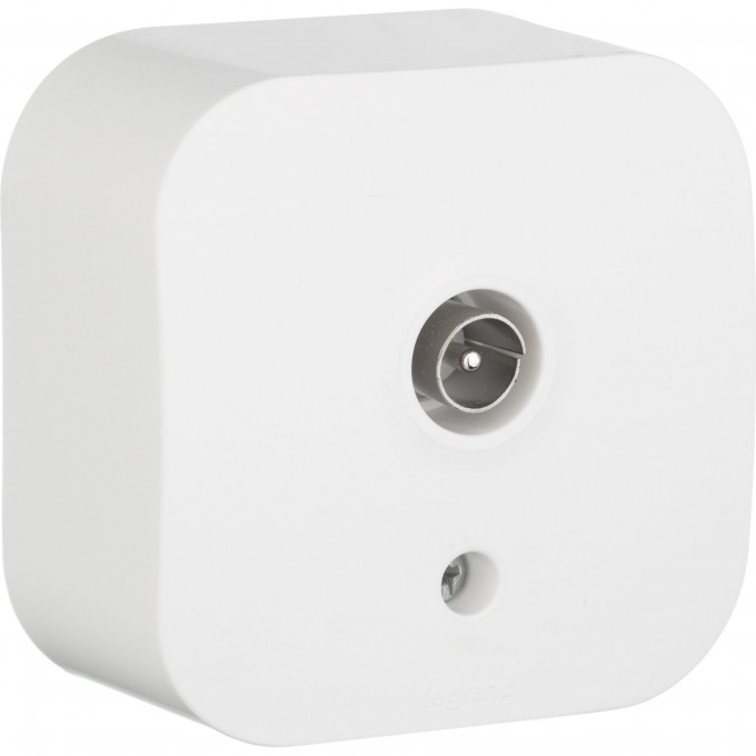 Телевизионная розетка LEGRAND Quteo IP 20 белый 782215 Телевизионная розетка LEGRAND Quteo IP 20 белый 782215