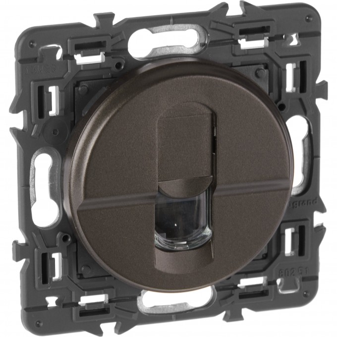 Розетка LEGRAND Celiane RJ45 UTP Cat. 6 графит SET-1-067344-02 Розетка LEGRAND Celiane RJ45 UTP Cat. 6 графит SET-1-067344-02