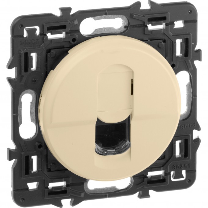 Розетка LEGRAND Celiane RJ45 UTP Cat. 6 слоновая кость SET-1-067344-01 Розетка LEGRAND Celiane RJ45 UTP Cat. 6 слоновая кость SET-1-067344-01