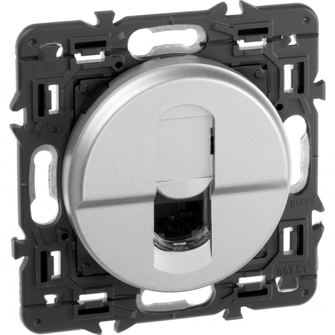 Розетка LEGRAND Celiane RJ45 UTP Cat. 6 титан SET-1-067344-04 Розетка LEGRAND Celiane RJ45 UTP Cat. 6 титан SET-1-067344-04
