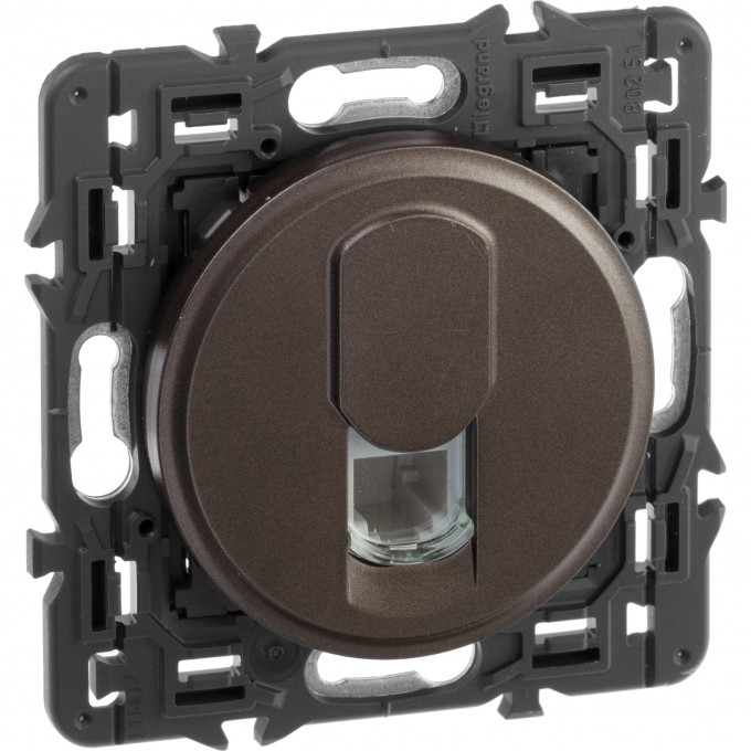 Розетка LEGRAND Celiane тел. RJ11 графит SET-1-067340-02 Розетка LEGRAND Celiane тел. RJ11 графит SET-1-067340-02