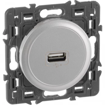 Розетка LEGRAND Celiane USB титан Розетка LEGRAND Celiane USB титан