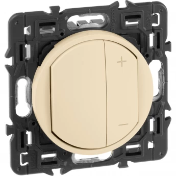 Светорегулятор LEGRAND Celiane 600 Вт слоновая кость Светорегулятор LEGRAND Celiane 600 Вт слоновая кость