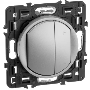 Светорегулятор LEGRAND Celiane 600 Вт титан Светорегулятор LEGRAND Celiane 600 Вт титан