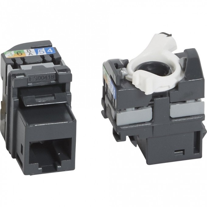 Гнездо LEGRAND Keystone RJ45 UTP кат.5е 33180 Гнездо LEGRAND Keystone RJ45 UTP кат.5е 33180