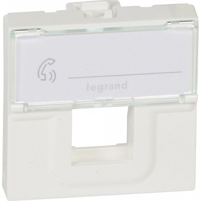 Лицевая панель LEGRAND MOSAIC для информационных розеток Keystone 2 модуля белый 078604 Лицевая панель LEGRAND MOSAIC для информационных розеток Keystone 2 модуля белый 078604