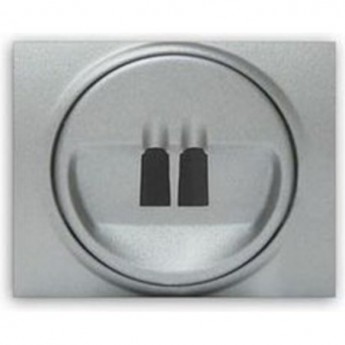 Лицевая панель розетки LEGRAND GALEA LIFE для колонок aluminium