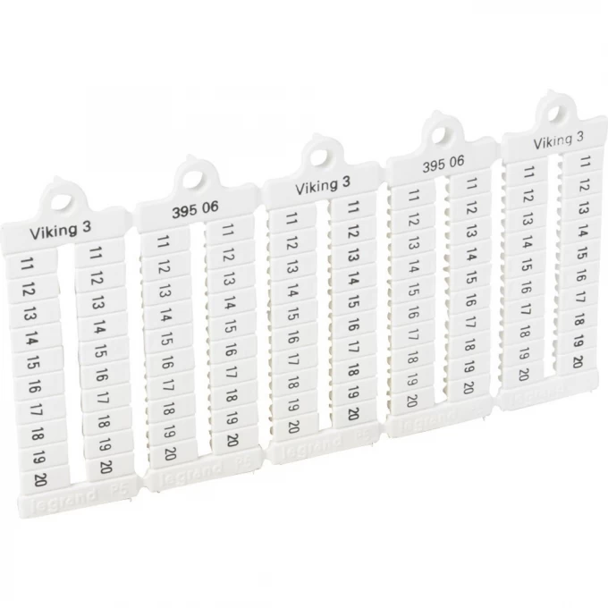 Маркировка пластиковая LEGRAND Viking, 5мм 11-20, горизонтальная 39506