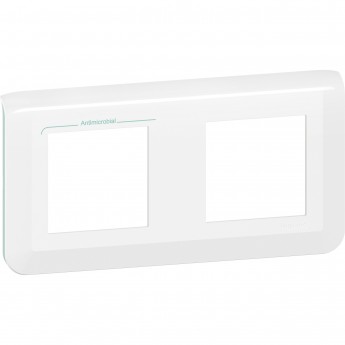 Рамка LEGRAND MOSAIC 2x2 модуля - антимикробная