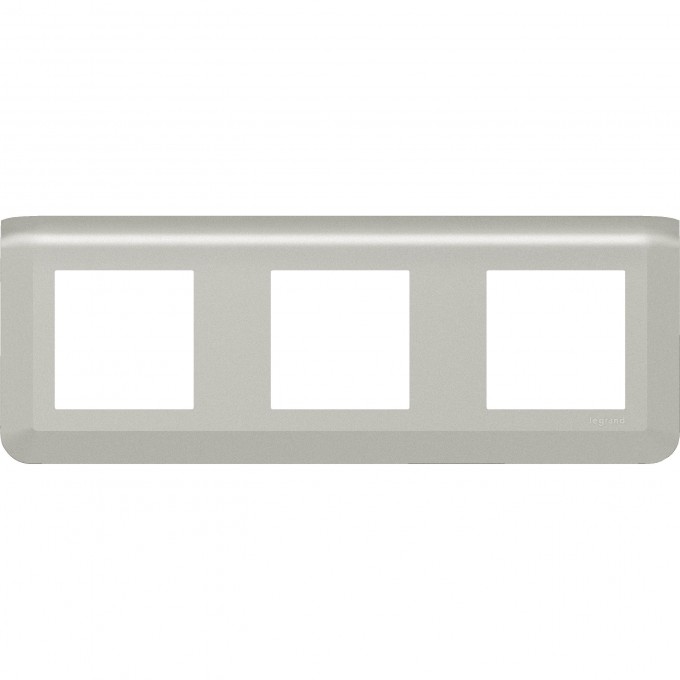 Рамка LEGRAND MOSAIC 3Х2 модуля - алюминий 079306L Рамка LEGRAND MOSAIC 3Х2 модуля - алюминий 079306L