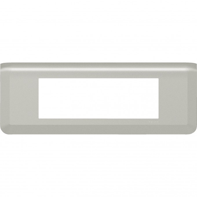 Рамка LEGRAND MOSAIC 6 модулей - алюминий 079316L Рамка LEGRAND MOSAIC 6 модулей - алюминий 079316L