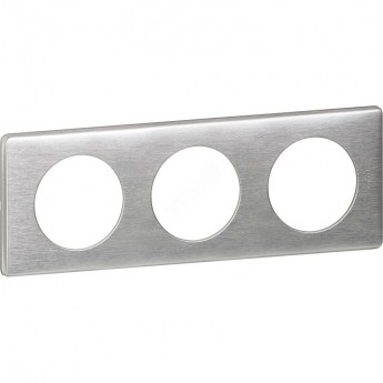 Рамка LEGRAND трехпостовая алюминий