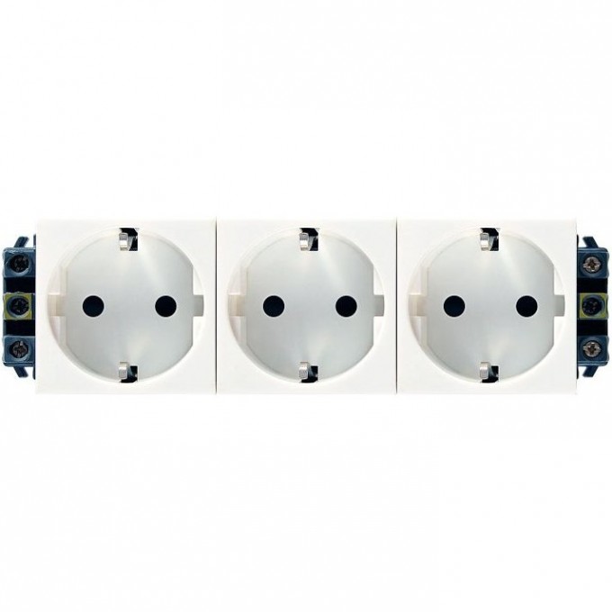 Розетка электрическая LEGRAND MOSAIC 6М 3x2К+З нем. ст. 77603 Розетка электрическая LEGRAND MOSAIC 6М 3x2К+З нем. ст. 77603