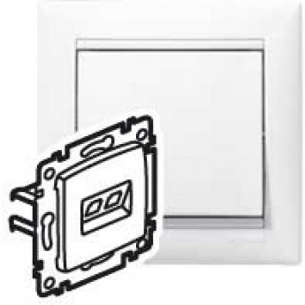 Розетка информационная LEGRANG Valena RJ45 кат. 5е UTP белая