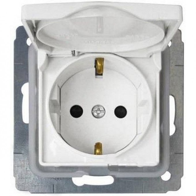 Розетка LEGRAND Cariva 2К+3 с защитными шторками IP 44 16 А 250 В белый 773645 Розетка LEGRAND Cariva 2К+3 с защитными шторками IP 44 16 А 250 В белый 773645