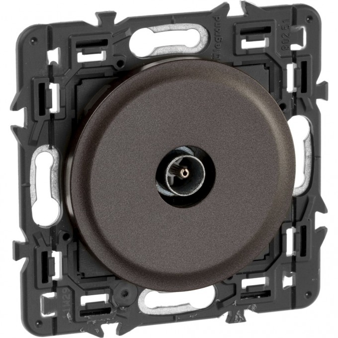 Розетка LEGRAND Celiane TV проходная графит SET-1-067386-02 Розетка LEGRAND Celiane TV проходная графит SET-1-067386-02