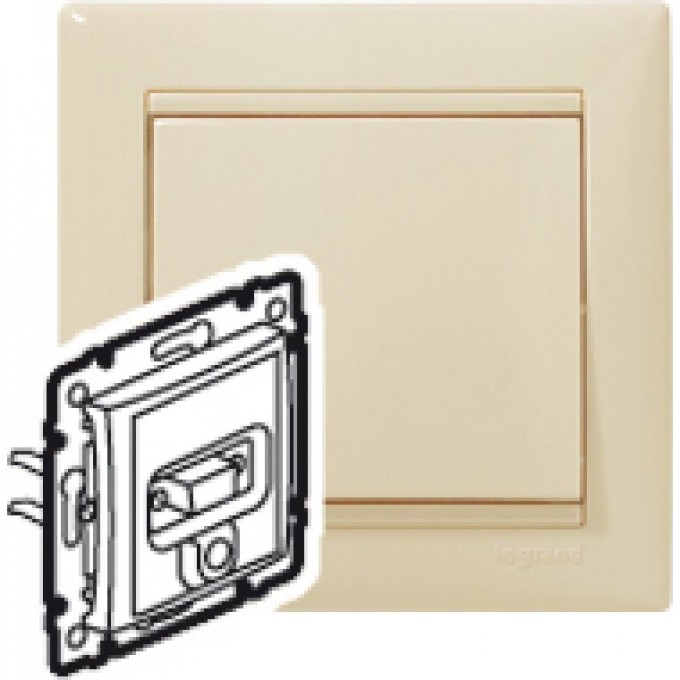 Розетка LEGRAND HD 15 + гнездо диам. 3,5 мм Valena слоновая кость 774182 Розетка LEGRAND HD 15 + гнездо диам. 3,5 мм Valena слоновая кость 774182
