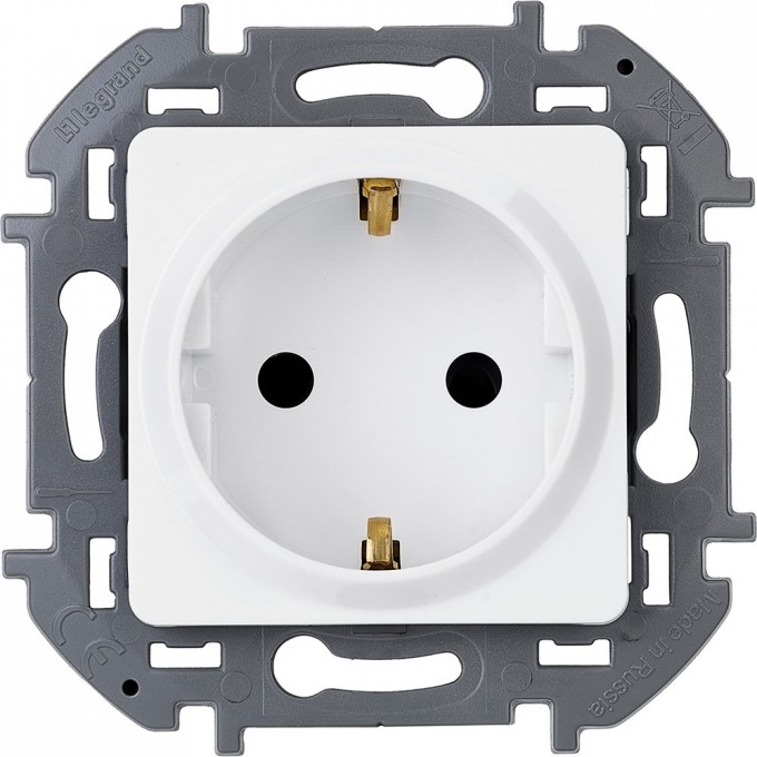 Розетка LEGRAND INSPIRIA 2К+З немецкий стандарт 16 А 250 В белый 673720 Розетка LEGRAND INSPIRIA 2К+З немецкий стандарт 16 А 250 В белый 673720