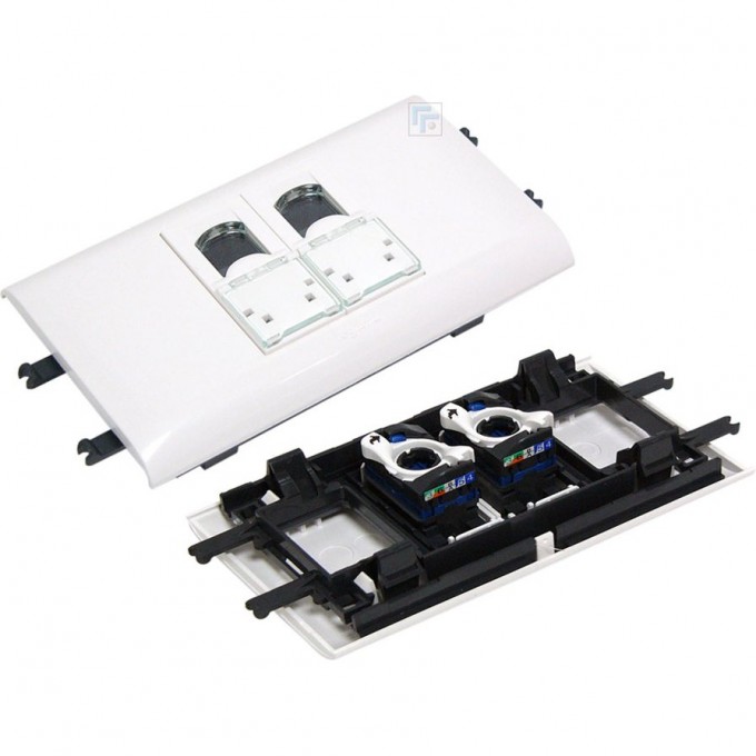Розетка LEGRAND Mosaic DLP с суппортом для крышки 65мм 2xRJ45 Кат.5e FTP 78673 Розетка LEGRAND Mosaic DLP с суппортом для крышки 65мм 2xRJ45 Кат.5e FTP 78673