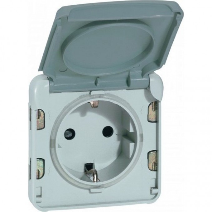 Розетка LEGRAND PLEXO 2К+З нем. ст., безвинтовые зажимы 69570 Розетка LEGRAND PLEXO 2К+З нем. ст., безвинтовые зажимы 69570