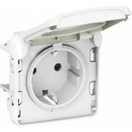 Розетка LEGRAND Plexo с заземлением 16A, с винтовыми зажимами, IP55, белый Розетка LEGRAND Plexo с заземлением 16A, с винтовыми зажимами, IP55, белый