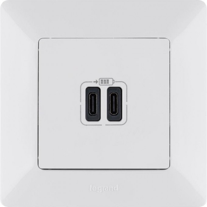 Розетка LEGRAND Valena Life USB белая 753107 Розетка LEGRAND Valena Life USB белая 753107