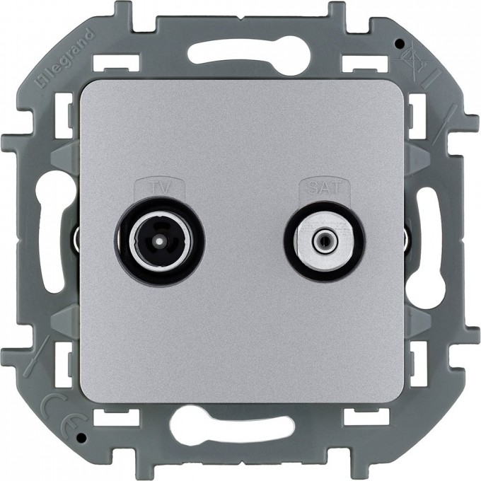 Розетка TV/SAT LEGRAND INSPIRIA звезда алюминий 673882 Розетка TV/SAT LEGRAND INSPIRIA звезда алюминий 673882