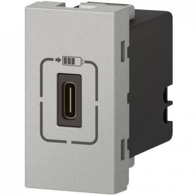 Розетка USB-C LEGRAND MOSAIC 1модуль для зарядки 079389 Розетка USB-C LEGRAND MOSAIC 1модуль для зарядки 079389
