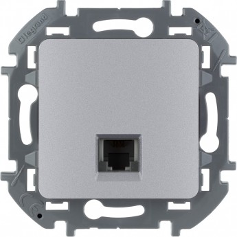 Телефонная розетка LEGRAND INSPIRIA RJ11 алюминий Телефонная розетка LEGRAND INSPIRIA RJ11 алюминий