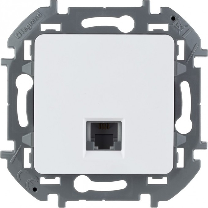 Телефонная розетка LEGRAND INSPIRIA RJ11 белый 673820 Телефонная розетка LEGRAND INSPIRIA RJ11 белый 673820