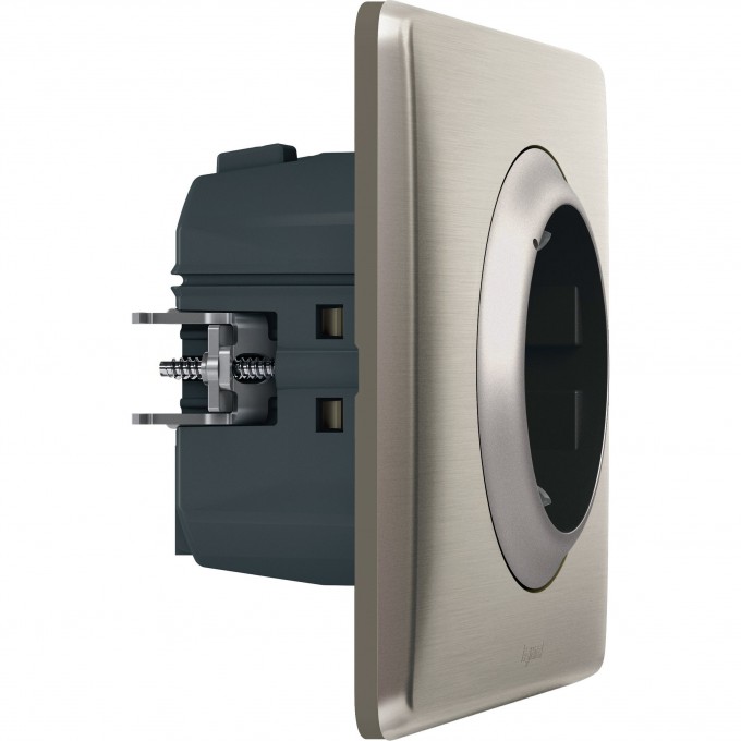 Умная розетка LEGRAND Celiane with NETATMO 2К+З 16А 230В, титан 64837 Умная розетка LEGRAND Celiane with NETATMO 2К+З 16А 230В, титан 64837