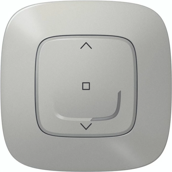Умный выключатель рольставней LEGRAND Valena Allure with NETATMO 500 ВА 230В, алюминий 752790