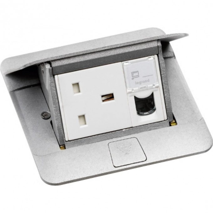 Выдвижной розеточный блок LEGRAND неукомплектованный IP 40 3 модуля алюминий 054010 Выдвижной розеточный блок LEGRAND неукомплектованный IP 40 3 модуля алюминий 054010