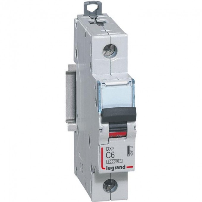 Выключатель автоматический LEGRAND DX3 1П C 6A 10kA/16kA 409111 Выключатель автоматический LEGRAND DX3 1П C 6A 10kA/16kA 409111