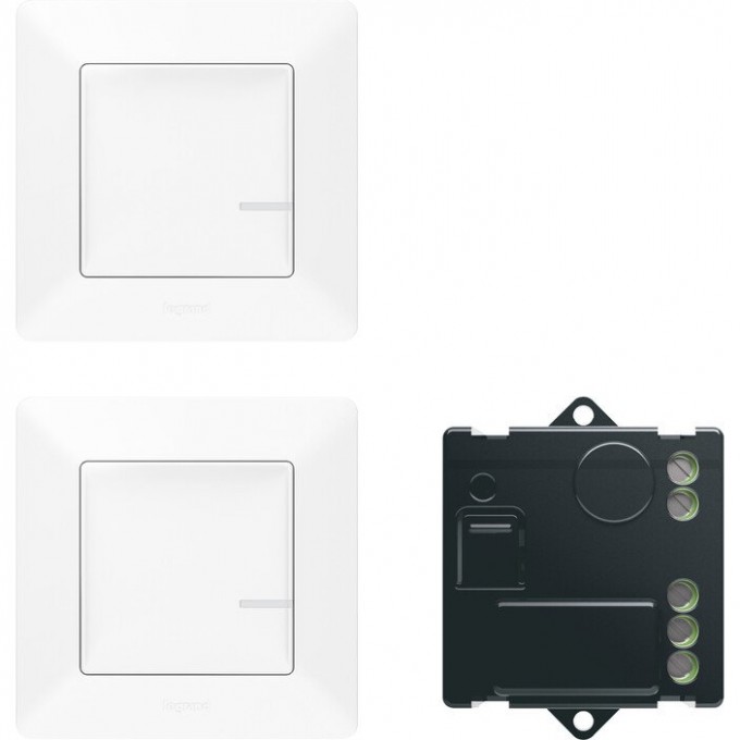Пакет для управления освещением LEGRAND Valena Life with NETATMO c 2х мест, белый 752150 Пакет для управления освещением LEGRAND Valena Life with NETATMO c 2х мест, белый 752150