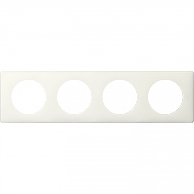 Рамка LEGRAND Celiane 4 поста Белый глянец 066634 Рамка LEGRAND Celiane 4 поста Белый глянец 066634