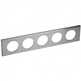 Рамка LEGRAND Celiane 5 постов фактурная сталь