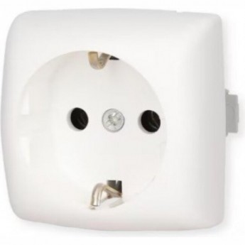 Розетка LEGRAND 2К+3 немецкий стандарт серия Oteo изделия сборные белый