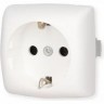 Розетка LEGRAND 2К+3 немецкий стандарт серия Oteo изделия сборные белый 086129