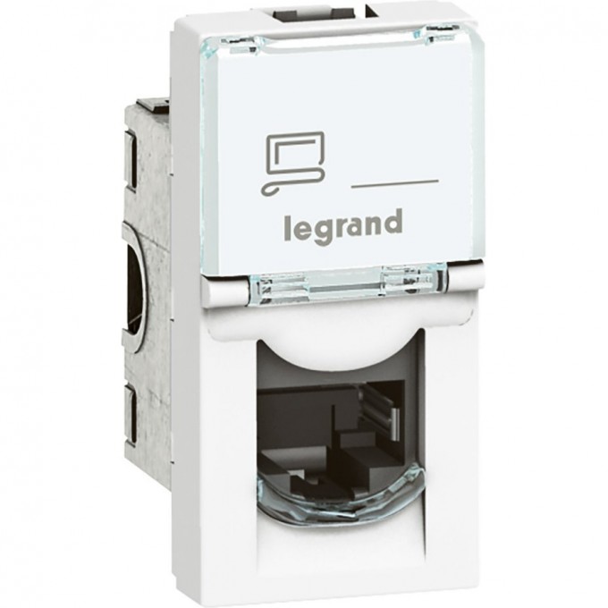 Розетка LEGRAND Mosaic RJ45 FTP кат.5е, 1 модуль, белый 76552 Розетка LEGRAND Mosaic RJ45 FTP кат.5е, 1 модуль, белый 76552