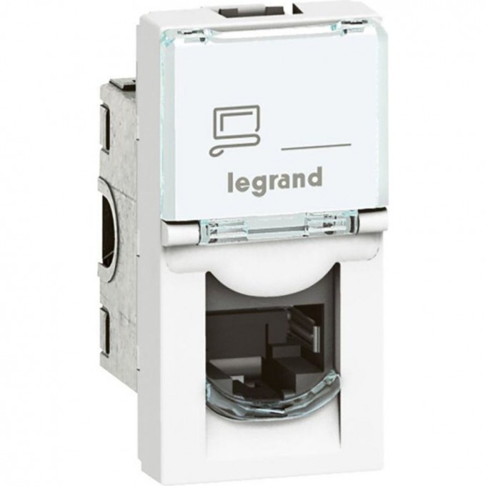 Розетка LEGRAND Mosaic RJ45 FTP кат.6, 1 модуль, алюминий 79462 Розетка LEGRAND Mosaic RJ45 FTP кат.6, 1 модуль, алюминий 79462