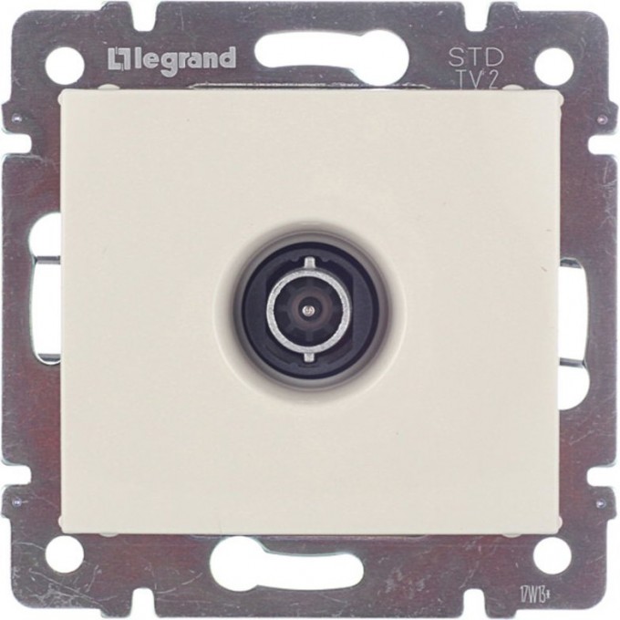 Розетка телевизионная оконечная LEGRAND Valena слоновая кость 695617 Розетка телевизионная оконечная LEGRAND Valena слоновая кость 695617