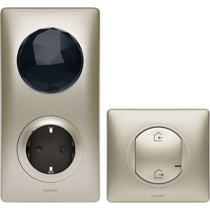 Стартовый пакет LEGRAND Celiane with NETATMO с головным выключателем, титан 64827 Стартовый пакет LEGRAND Celiane with NETATMO с головным выключателем, титан 64827