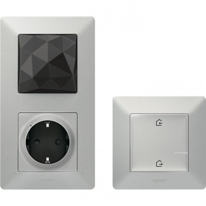 Стартовый пакет LEGRAND Valena Life with NETATMO с головным выключателем, алюминий 752396 Стартовый пакет LEGRAND Valena Life with NETATMO с головным выключателем, алюминий 752396