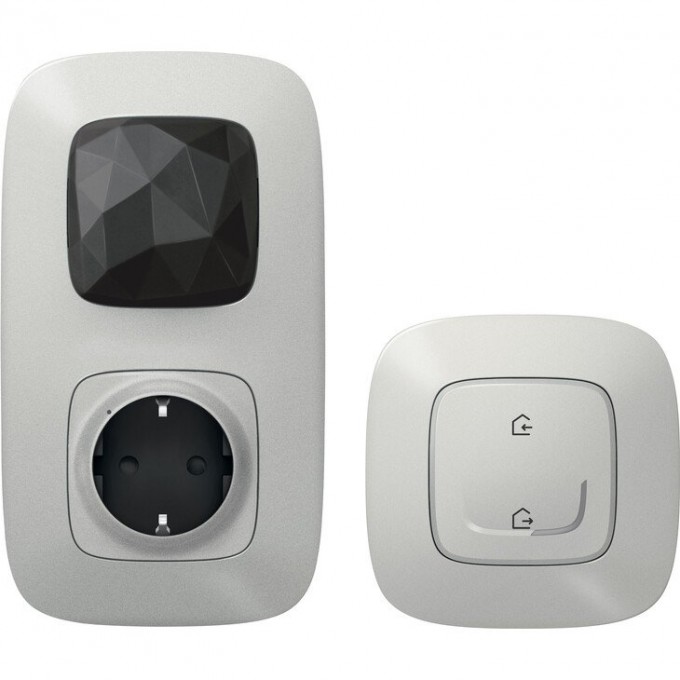 Стартовый пакет с головным выключателем LEGRAND Valena Allure with NETATMO, алюминий 752796 Стартовый пакет с головным выключателем LEGRAND Valena Allure with NETATMO, алюминий 752796