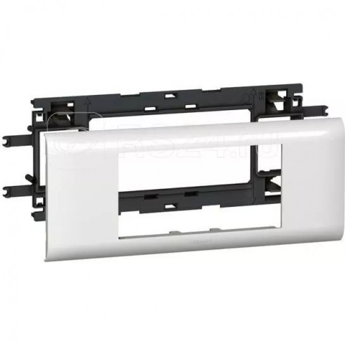 Суппорт LEGRAND Mosaic - 4 модуля - для кабель-каналов Metra 85х50, 100х50 и 130х50, белый 638003 Суппорт LEGRAND Mosaic - 4 модуля - для кабель-каналов Metra 85х50, 100х50 и 130х50, белый 638003