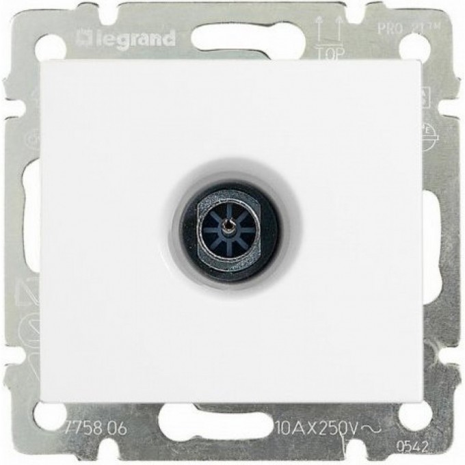Телевизионная розетка LEGRAND TV СП Valena 2400МГц механизм бел. (DIY-упак.) 694284 Телевизионная розетка LEGRAND TV СП Valena 2400МГц механизм бел. (DIY-упак.) 694284