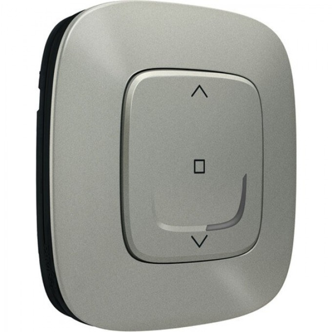 Умный беспроводной выключатель рольставней LEGRAND Valena Allure with NETATMO, алюминий 752791 Умный беспроводной выключатель рольставней LEGRAND Valena Allure with NETATMO, алюминий 752791