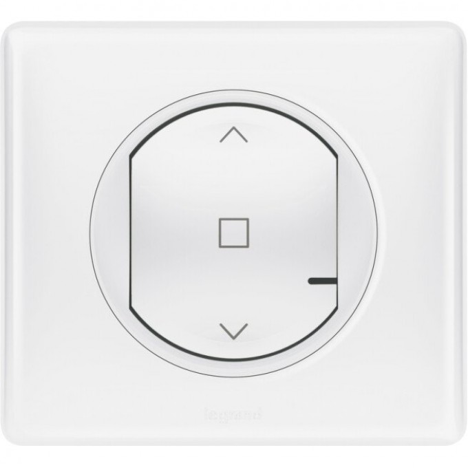 Умный выключатель рольставней LEGRAND Celiane with NETATMO 500ВА 230В, белый 67726 Умный выключатель рольставней LEGRAND Celiane with NETATMO 500ВА 230В, белый 67726